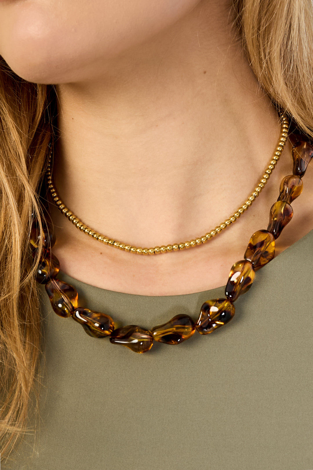 Acrylic Beaded Necklaces Beads Retro Daily Classic Series Women's jewelry