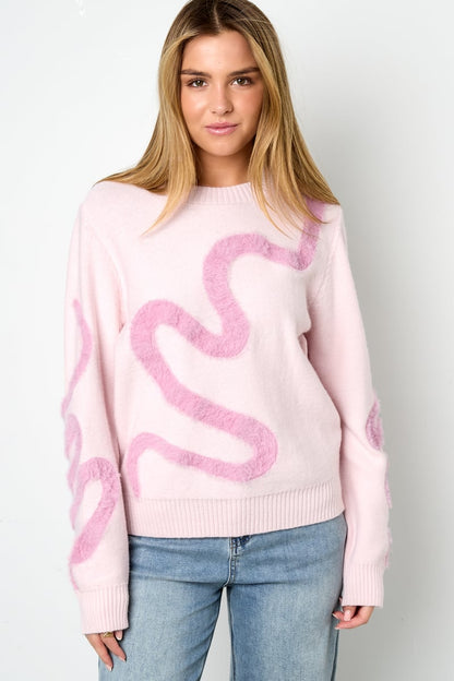 Swirl Soft Knit trui