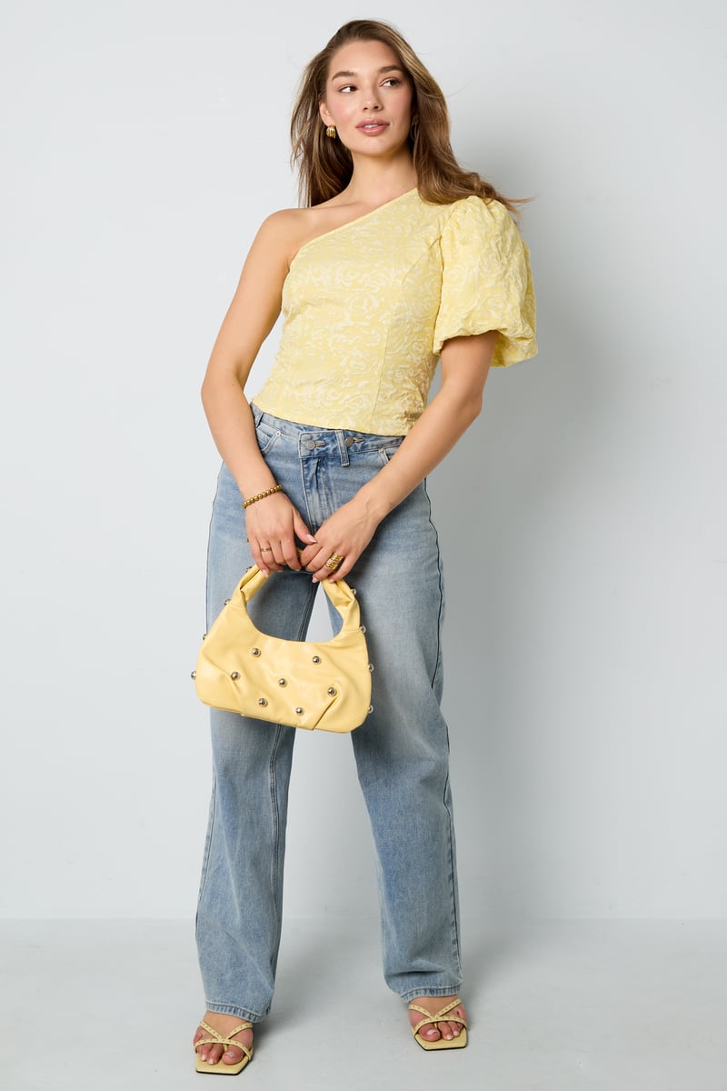 Short sleeve tops Floral print Elegant Spring/Summer