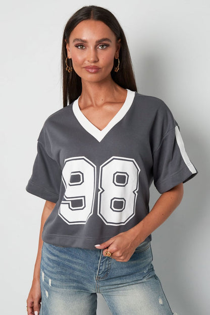 Cropped Football Shirt
